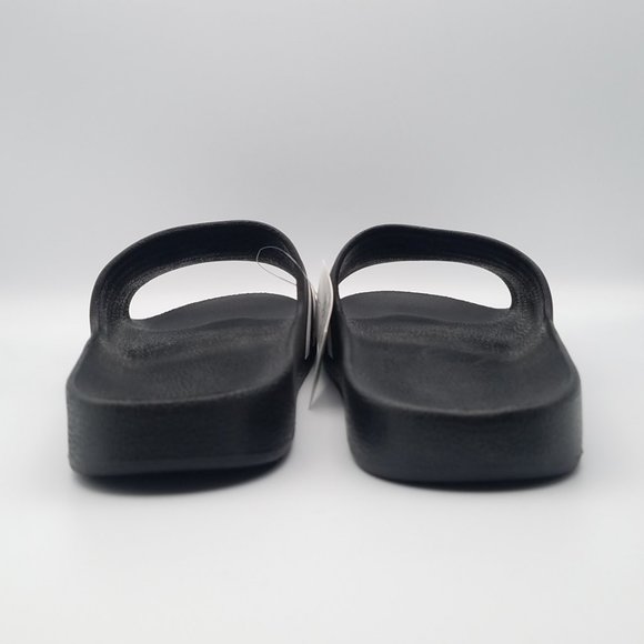 NEW Women's 11 (Men's 10) Adidas Adilette Aqua Slides in Black - Picture 4 of 8